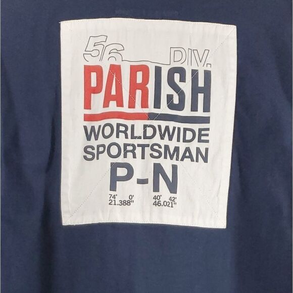 Parish Nation Men's Navy Long Sleeve Shirt - Picture 4 of 6